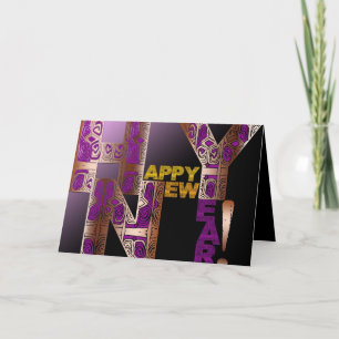 Cartes Pour Fêtes Annuelles Bonne année 2022 Lettres décoratives