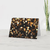 Cartes Pour Fêtes Annuelles Bonne Année 2025 Entreprise Or Personnalisé Chic (Dos)