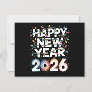 Cartes Pour Fêtes Annuelles Bonne Année 2026