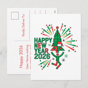 Cartes Pour Fêtes Annuelles Bonne année 2026 Célébration