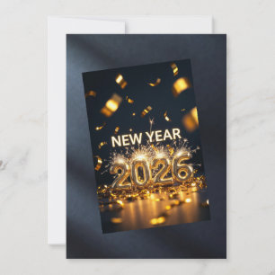 Cartes Pour Fêtes Annuelles Bonne année 2026 – Nouveau départ, Nouveaux espoir