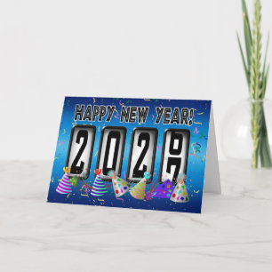 Cartes Pour Fêtes Annuelles Bonne Année 2027 Odomètre