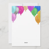 Cartes Pour Fêtes Annuelles Bonne année Ballons Entreprise (Dos)