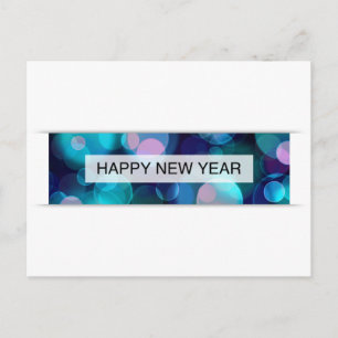 Cartes Pour Fêtes Annuelles bonne année (bokeh)