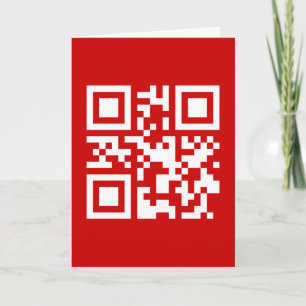 Cartes Pour Fêtes Annuelles Bonne année ! -- Code de QR