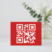 Cartes Pour Fêtes Annuelles Bonne année ! — Code QR (Debout devant)