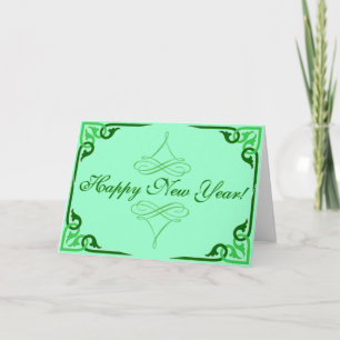 Cartes Pour Fêtes Annuelles Bonne année de voeux