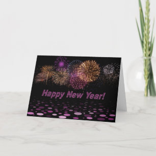 Cartes Pour Fêtes Annuelles Bonne année - Feuerwerk