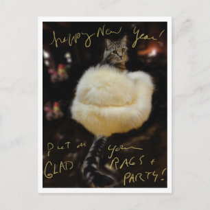 Cartes Pour Fêtes Annuelles Bonne année !  Mettez dessus vos heureux chiffons