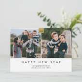Cartes Pour Fêtes Annuelles Bonne année | Minimum 2 photo (Debout devant)