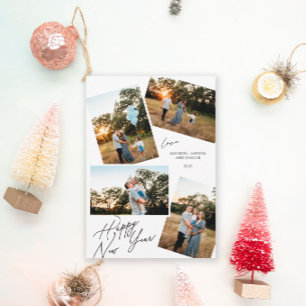 Cartes Pour Fêtes Annuelles Bonne année moderne 4 conception de photo