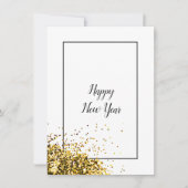 Cartes Pour Fêtes Annuelles Bonne année moderne élégante (Devant)