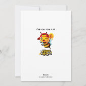 Cartes Pour Fêtes Annuelles Bonne année mon ami - Cool Bee (Dos)