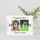 Cartes Pour Fêtes Annuelles Bonne Année Nous avons déménagé Annonce de changem (Debout devant)