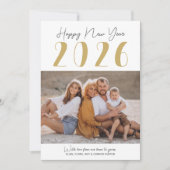 Cartes Pour Fêtes Annuelles Bonne année photo (Devant)