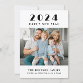 Cartes Pour Fêtes Annuelles Bonne année photo (Devant)