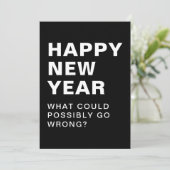 Cartes Pour Fêtes Annuelles Bonne Année Qu'est-ce Qui Pourrait Possiblement Al (Debout devant)