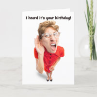 Bonne Anniversaire Drôle Femme Dure