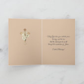 Cartes Pour Fêtes Annuelles Bonne Bénédiction de Pâques Prière Résurrection Vi (Intérieur)