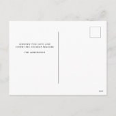 Cartes Pour Fêtes Annuelles Bonne bouchée et réjouissez et enfer avec cette an (Dos)