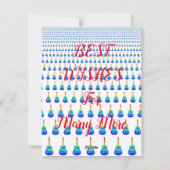 Cartes Pour Fêtes Annuelles Bonne chanson d'anniversaire (Dos)