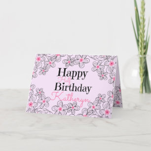Cartes Pour Fêtes Annuelles Bonne demi-carte d'anniversaire