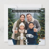 Cartes Pour Fêtes Annuelles Bonne étoile Noël mignonne chat calico Elf (Dos)