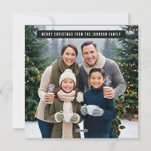 Cartes Pour Fêtes Annuelles Bonne étoile Noël mignonne chat calico Elf (Dos)