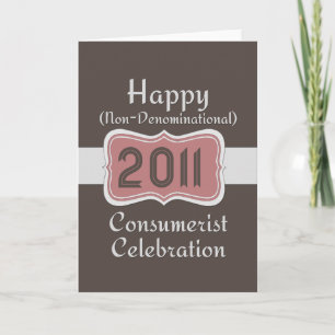 Cartes Pour Fêtes Annuelles Bonne fête des consommateurs non dénominationnels
