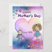 Cartes Pour Fêtes Annuelles Bonne fête des mères à Mère Nature (Devant)
