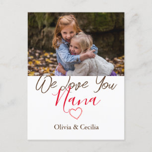 Cartes Pour Fêtes Annuelles Bonne fête des mères, nana, grand-mère photo simpl