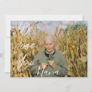 Cartes Pour Fêtes Annuelles Bonne fête des mères, nana, grand-mère simple 1 ph