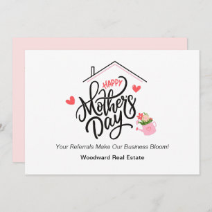 Cartes Pour Fêtes Annuelles Bonne fête des mères Realtor Business Bloom Swee