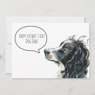 Cartes Pour Fêtes Annuelles Bonne Fête des pères Chien Papa Springer Spaniel P
