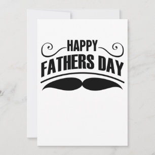 Cartes Pour Fêtes Annuelles Bonne Fête des pères Moustache