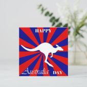 Cartes Pour Fêtes Annuelles Bonne fête nationale australienne (Debout devant)