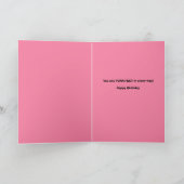 Cartes Pour Fêtes Annuelles Bonne fille d'anniversaire Funny Kitty Chat (Intérieur)