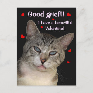 Cartes Pour Fêtes Annuelles Bonne Grief Valentine's Day Postcard
