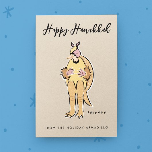 Cartes Pour Fêtes Annuelles Bonne Hanoukka de l'Armadillo de vacances