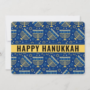 Cartes Pour Fêtes Annuelles Bonne Hanoukka Star de David Cute tendance