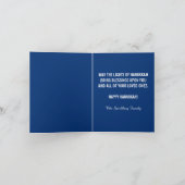 Cartes Pour Fêtes Annuelles Bonne Hanoukka Star de David Cute tendance (Intérieur)