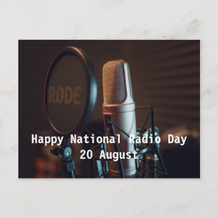 Cartes Pour Fêtes Annuelles Bonne Journée nationale de la radio