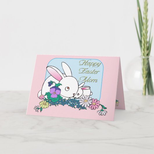 Cartes Pour Fêtes Annuelles Bonne maman de Pâques (Devant)