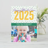 Cartes Pour Fêtes Annuelles Bonne Mardi Gras 2025 (Debout devant)