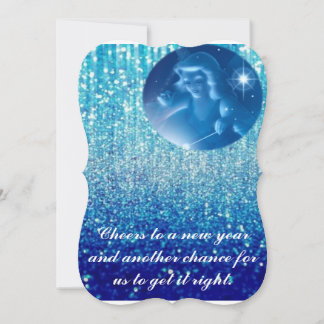 Cartes Pour Fêtes Annuelles bonne nouvelle année avec bénédiction d'angle