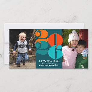 Cartes Pour Fêtes Annuelles Bonne nouvelle année comptez sur navy funky saluta