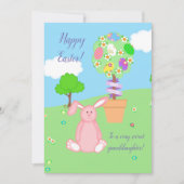 Cartes Pour Fêtes Annuelles Bonne Pâques À Grand-Fille Topiary (Devant)