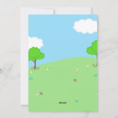 Cartes Pour Fêtes Annuelles Bonne Pâques À Grand-Fille Topiary (Dos)