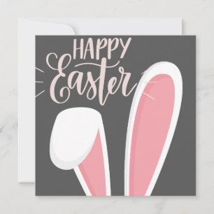 Cartes Pour Fêtes Annuelles Bonne Pâques - Bunny EarsCard
