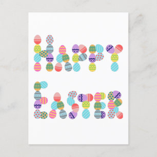 Cartes Pour Fêtes Annuelles Bonne Pâques Fabriquées D'Oeufs   Oeuf de Pâques d